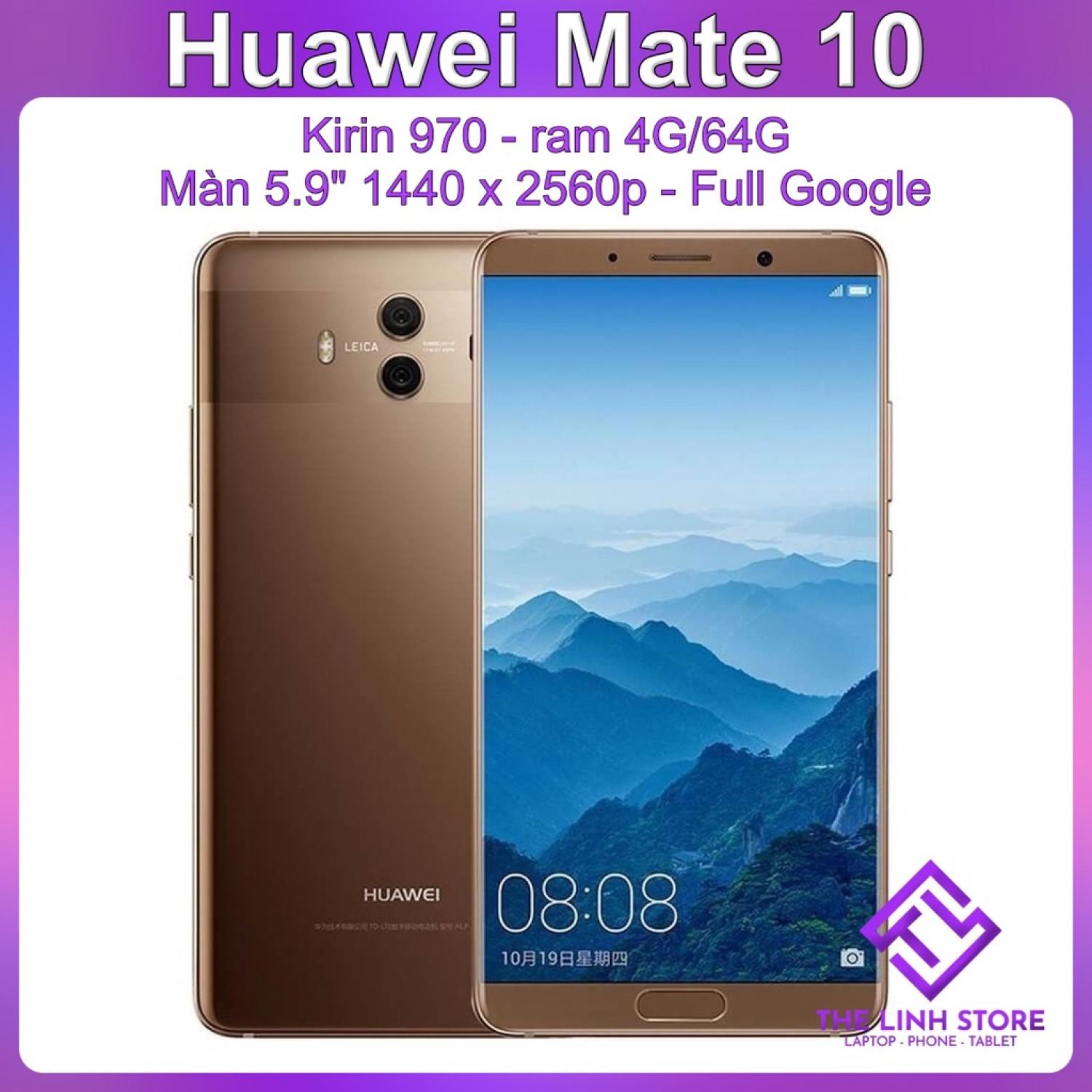 Điện thoại Huawei Mate 10 màn 5.9 inch 2K - Kirin 970